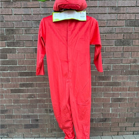 Red Pikmin Classic Nintendo Game Dress Up Halloween Child Costume Large 10-12 - Picture 5 of 8